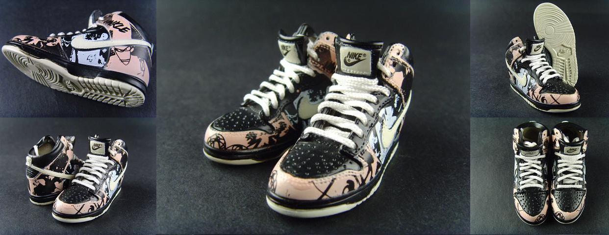 1/6 Mini Shoes for Action Figure Toys