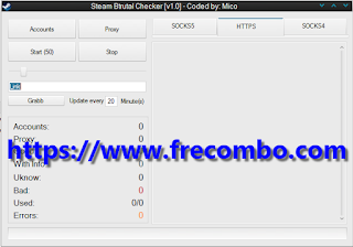 Steam Brutal Checker [v1.0] – Coded by Mico