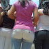 Latina candid jeans