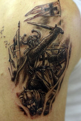 warrior tattoo