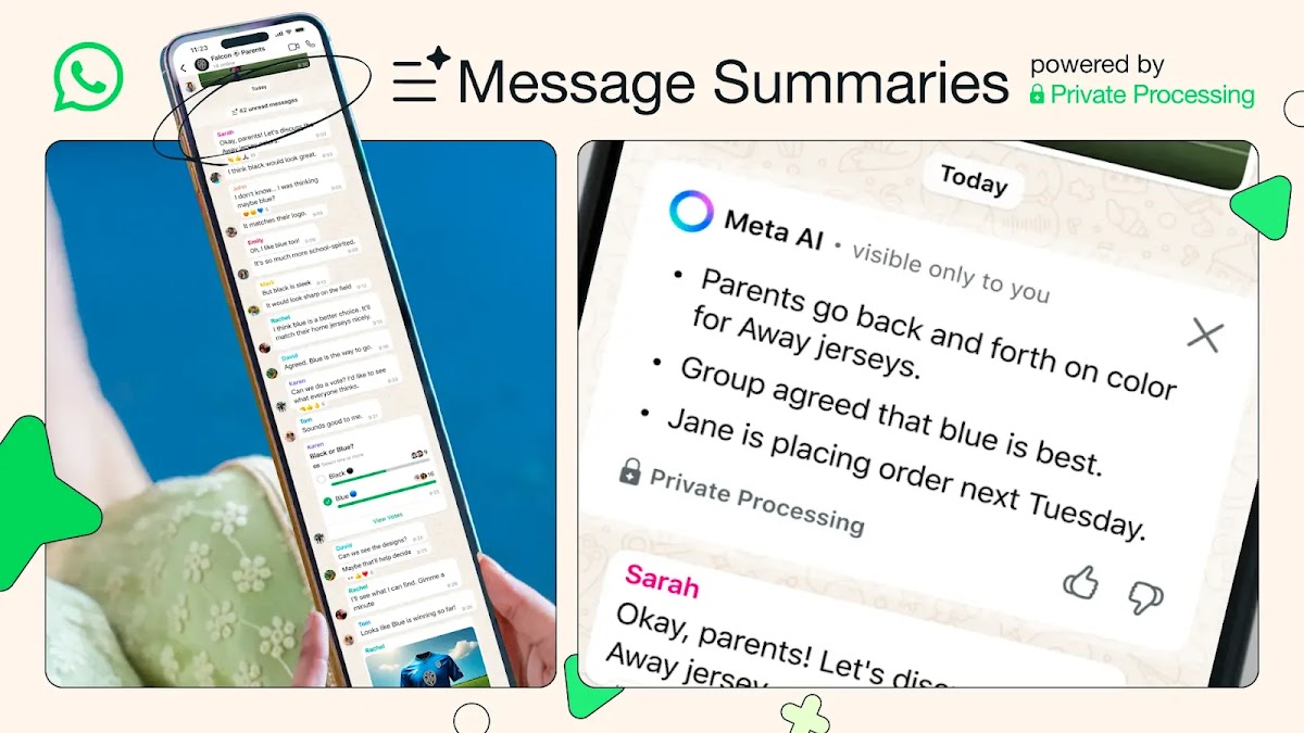 الآن أصبح بإمكان WhatsApp AI تلخيص رسائلك الخاصة