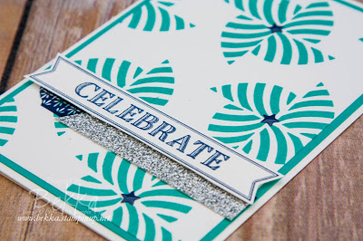 Swirly Bird Pinwheel Celebration Card Made with Stampin' Up! UK Supplies - Buy Stampin' Up! UK here