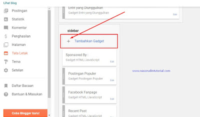 Cara Memasang Code HTML Facebook Pada Blogspot