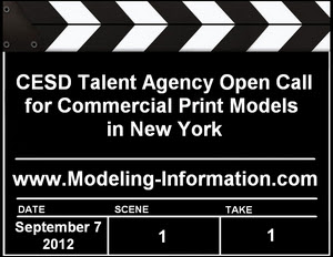 CESD Talent Agency Open Model Call