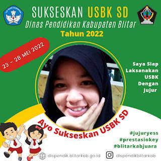 Twibbon Sukseskan USBK SD 2022, Design Aestethic dan Menarik Untuk Postingan Medsos