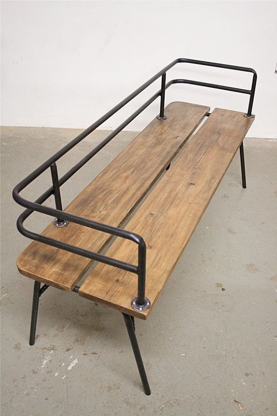 Desain kursi minimalis menggunakan pipa besi bekas 1000 