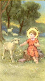 Young Jesus and Lamb