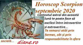 Horoscop septembrie 2020 Scorpion 