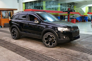 Modifikasi Chevrolet Captiva Hitam