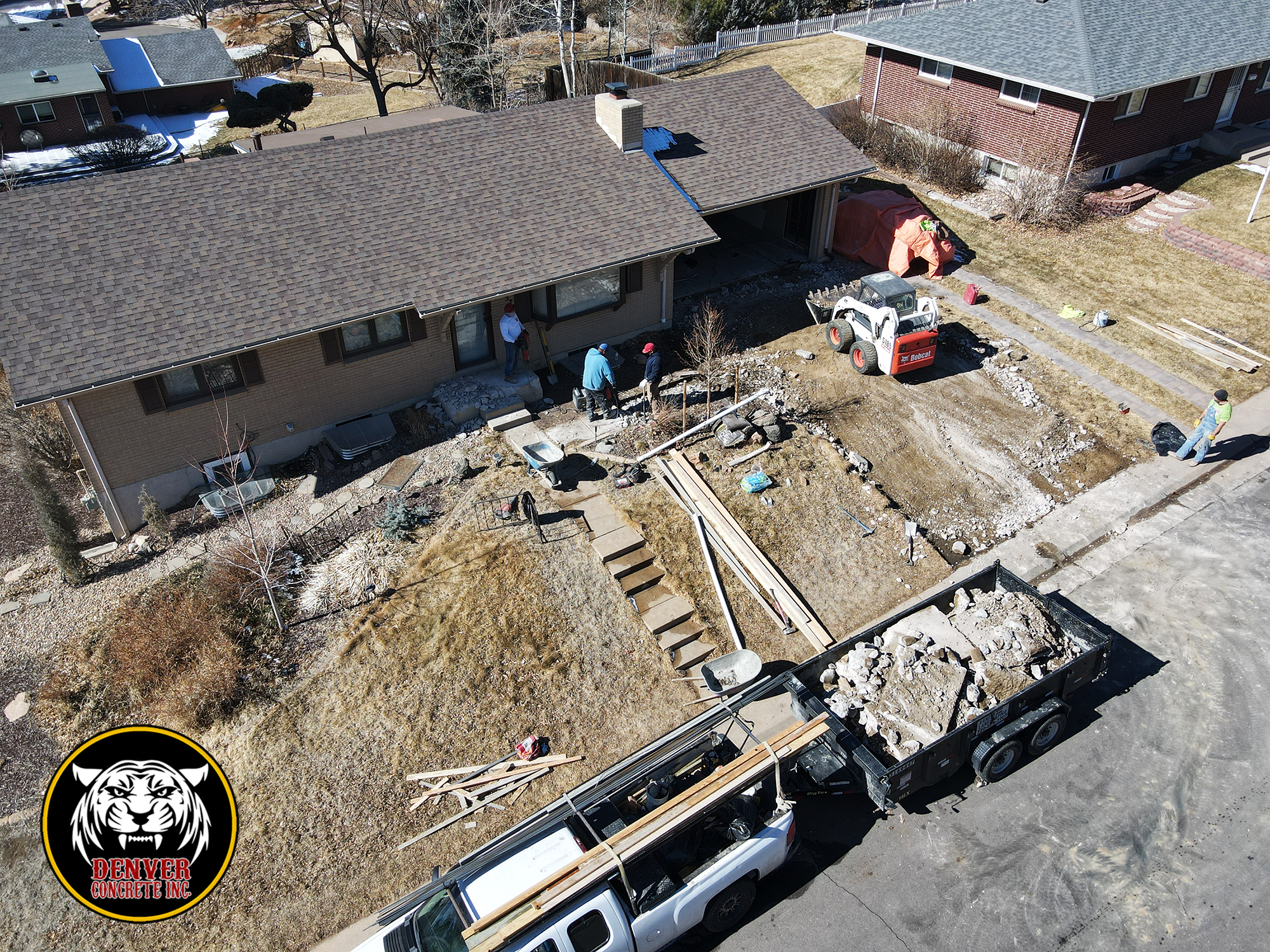 heated concrete driveway Denver