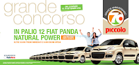 Logo Concorso Supermercati Piccolo: vinci prodotti, buoni spesa e 12 Fiat Panda