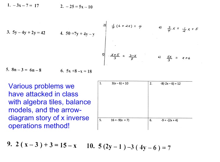 Acadian Snyder 306: Grade 9 Math - March 14 to March 25th