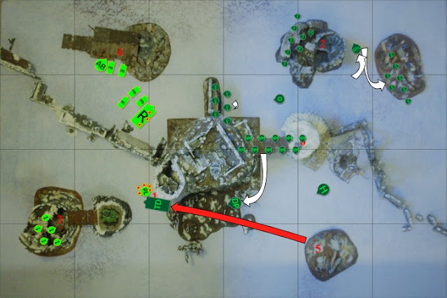 Warhammer 40k battle report - Maelstrom of War -  Schemes of War - 1250 points - Alpha Legion vs Mantis Warriors