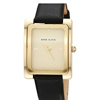 Women's Leather Strap Watch by Anne Klein