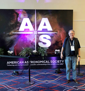 Resident Astronomer attends the AAS 231st meeting in Washington, DC
