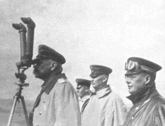 Hindenburg, Ludendorff, and Hoffman at the Tannenberg 1914 worldwartwo.filminspector.com