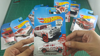 Hot Wheels Red Edition 55 Chevy Bel Air Gasser