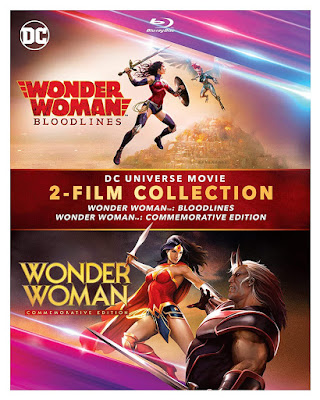 Wonder Woman Commemorative Bloodlines Double Feature Bluray