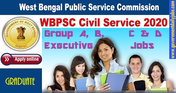 West Bengal Civil Service (Executive) etc. Examination, 2020