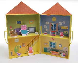  Casinha de Papel Peppa Pig faça você mesmo paper craft