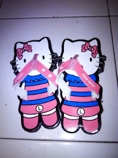 Contoh Sandal Lucu (sancu) Karakter Hello Kitty