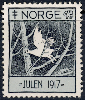 Norway . 1917 Christmas Seal  Kittelsen, Artist