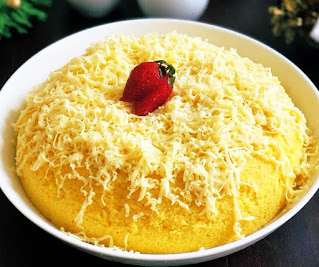 resep bolu jagung, membuat bolu jagung, bolu kukus jagung