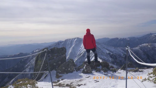 2017登り納め～雪の剣山 | Trekking from Kochi