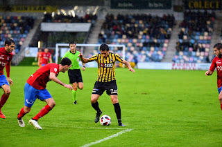 Partido entre el Barakaldo y el Calahorra en Lasesarre