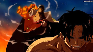 ワンピースアニメ 頂上戦争編 483話 赤犬 | ONE PIECE Episode 483