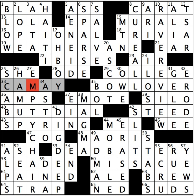 Rex Parker Does The Nyt Crossword Puzzle June 16