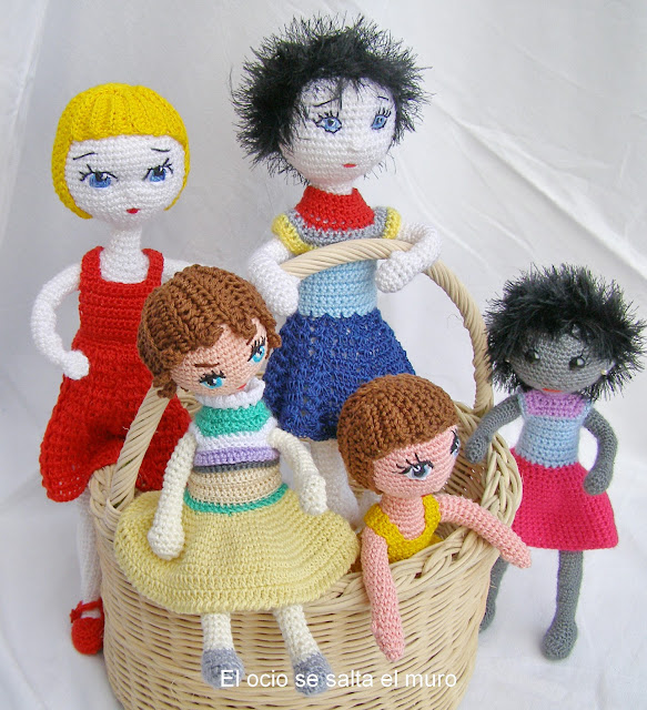 Dolls ojos bordados