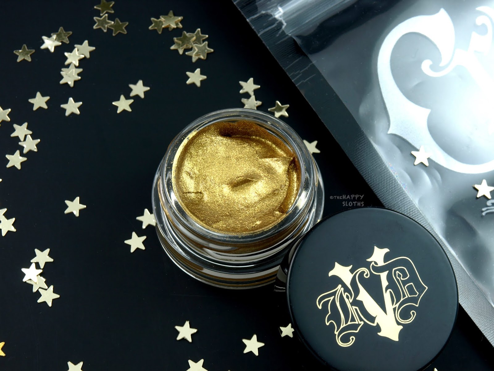 Kat Von D | Glitter Gel for Face & Body in "Tesoro Gold": Review and Swatches
