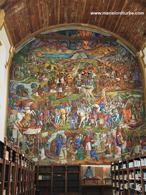 Mural de Juan O'Gorman en Pátzcuaro, Michoacán