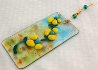 Fused glass suncatcher/wall hanging