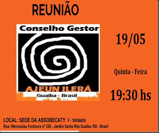 Reunião Conselho Gestor  16-04