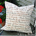 DIY French Poetry Pillow...and...Envelope Closure Tutorial