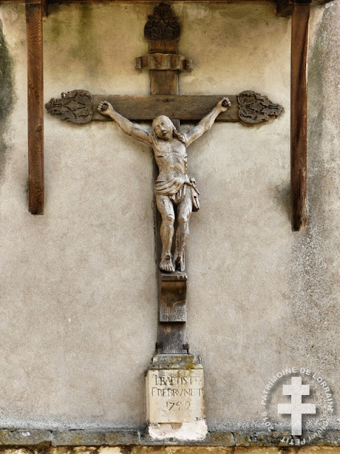 MIRECOURT (88) - Christ en croix (1742-1841) de la chapelle de la Oultre 