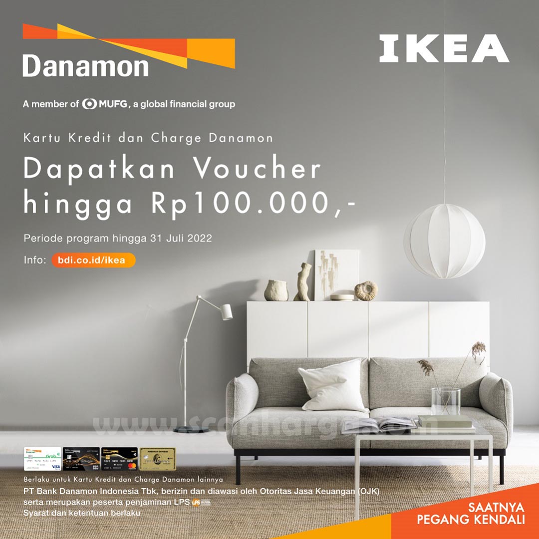 Promo IKEA HUT DANAMON 66 - Gratis Gift Voucher Senilai Rp. 100.000