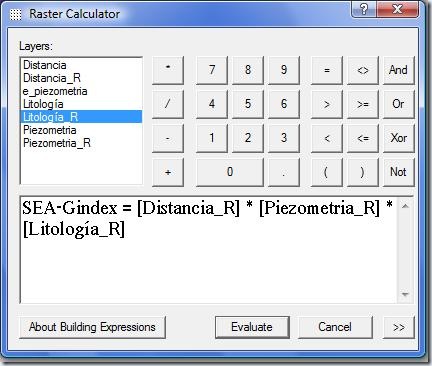 F19 Raster calculator