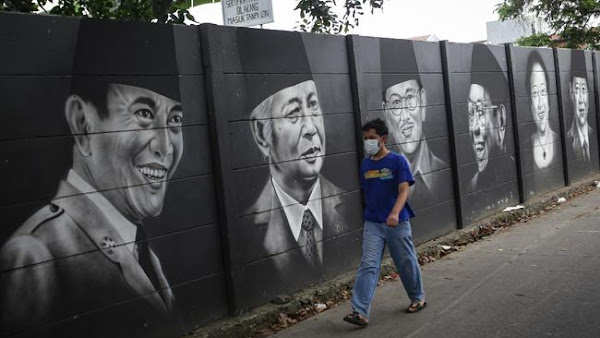 mural presiden anti koropsi