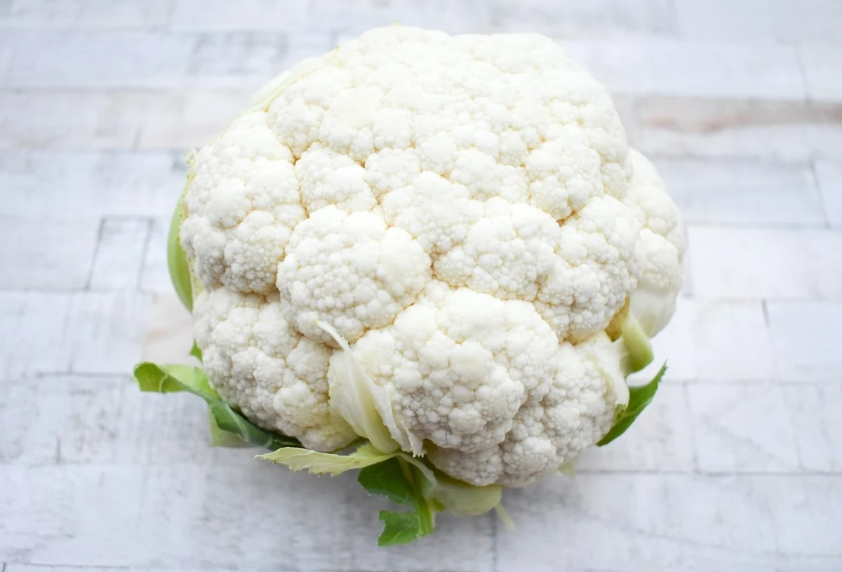 A head of cauliflower.