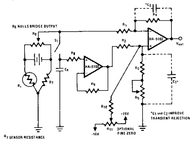 Auto Zeroing Scale Circuit Diagram