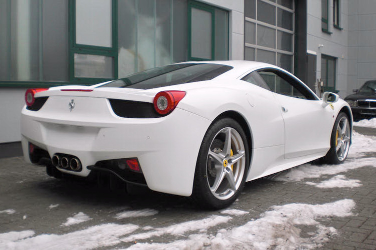 ferrari 458 italia white