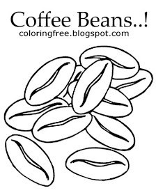 Learn beverage making color online free coffee beans hot drink coloring pages with words for teens