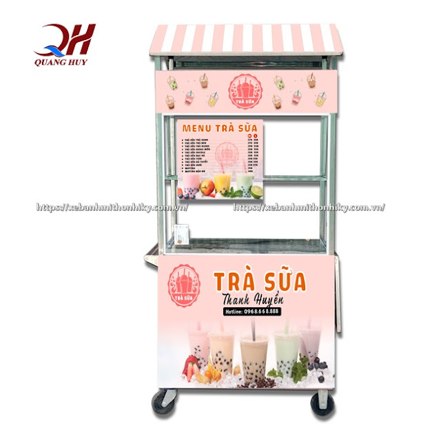 Lựa chọn chất liệu xe trà sữa rất quan trọng