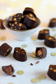 Chocolade-hazelnoot bonbons