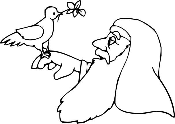 Noah Coloring Page