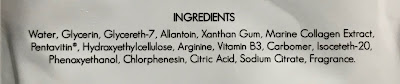 NVII Collagen Protein Mask Full Ingredients