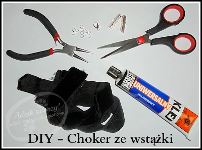 jak zrobić naszyjnik choker diy